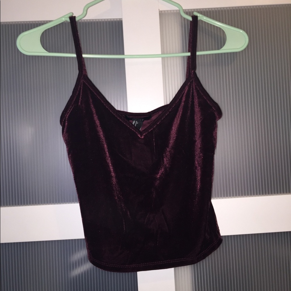Red Velvet Top